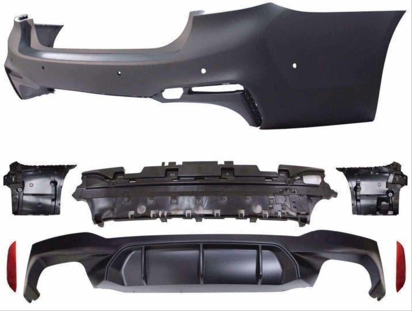 Bmw 5 SERISI G30 IÇIN UYUMLU 2021+    LCI    M5 BODY KIT + PANJUR